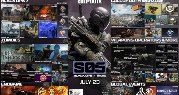 Call of Duty: Black Ops 7 and Call of Duty: Warzone Season 05 Content Drop: Full Details