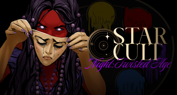STARCULT is a dark fantasy mystery visual novel where emotions unlock new dialogue options, influence relationships, and reveal hidden intentions